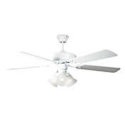 Concord Fans Home Air 52-Inch 3-Light Indoor Ceiling Fan in White
