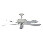 Concord Fans Madison 52-Inch Indoor Ceiling Fan in White