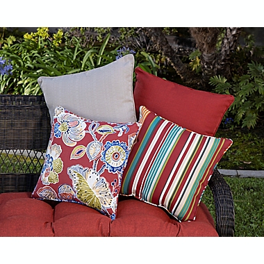 W Home&trade; Medford Square Indoor/Outdoor Throw Pillow in Navy. View a larger version of this product image.