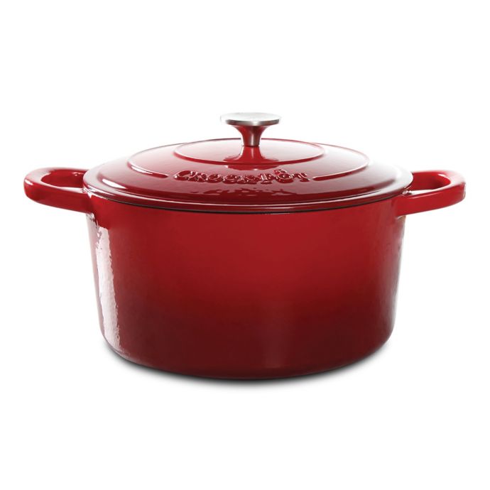 CrockPot® 7Quart Round Cast Iron Dutch Oven Bed Bath and Beyond Canada