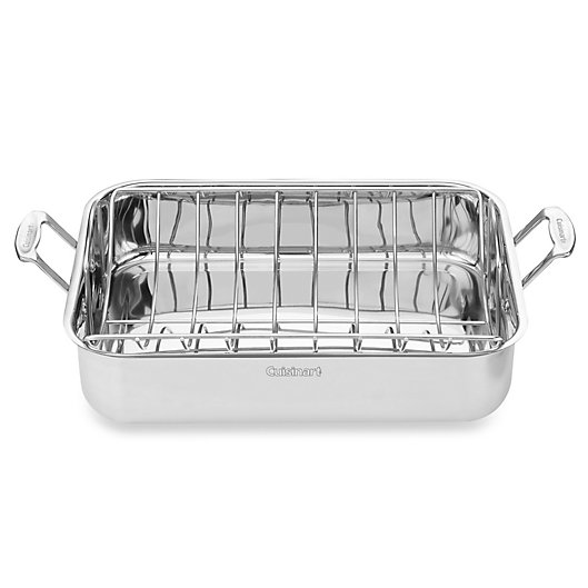 Alternate image 1 for Cuisinart® Chef's Classic 16-Inch Stainless Steel Roaster