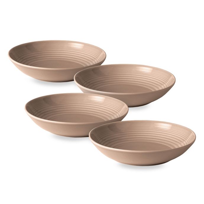 Gordon Ramsay by Royal Doulton® Maze Pasta Bowls in Taupe (Set of 4