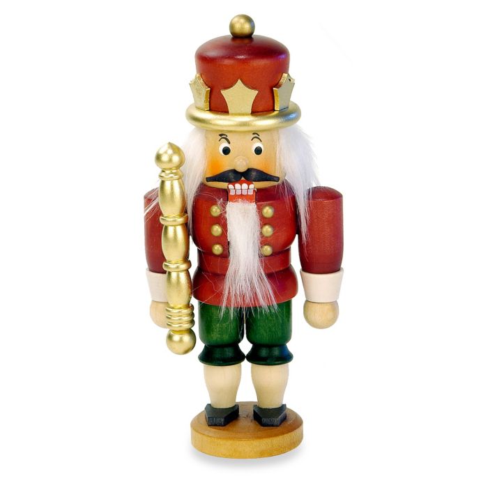 Christian Ulbricht Mini Nutcracker King in Red Bed Bath & Beyond