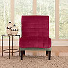 Alternate image 2 for Sure Fit&reg; Deluxe Armless Chair Slipcover in Burgundy
