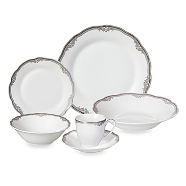Lorren Home Trends Elizabeth 24-Piece Dinnerware Set. View a larger version of this product image.