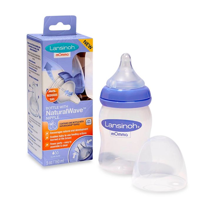 Lansinoh® Momma® Bottle with NaturalWave™ Nipple buybuy BABY