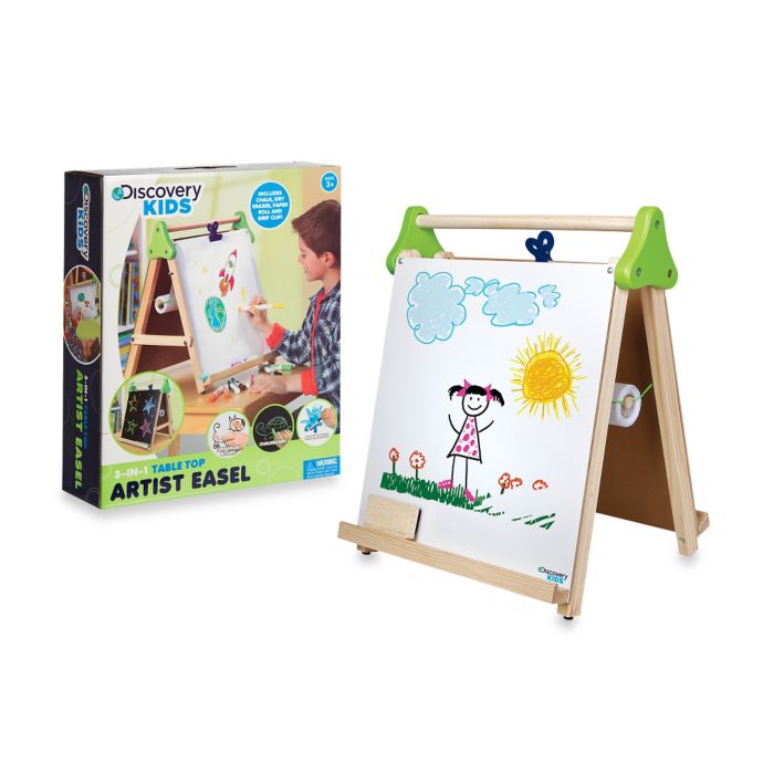 Activity > Discovery Kids™ Wooden 3in1 Tabletop Easel