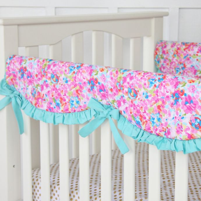 Caden Lane® Flower Pond Crib Rail Cover Bed Bath & Beyond