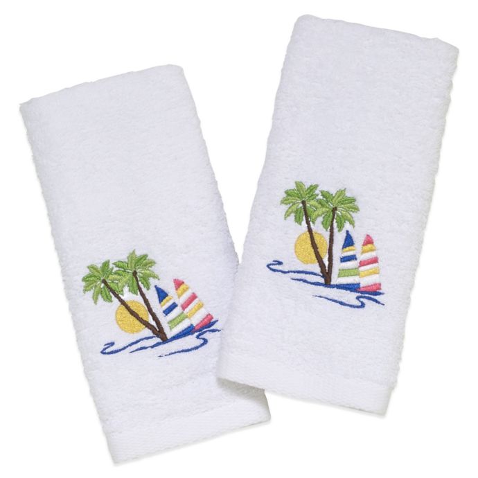 sailboat bath towels