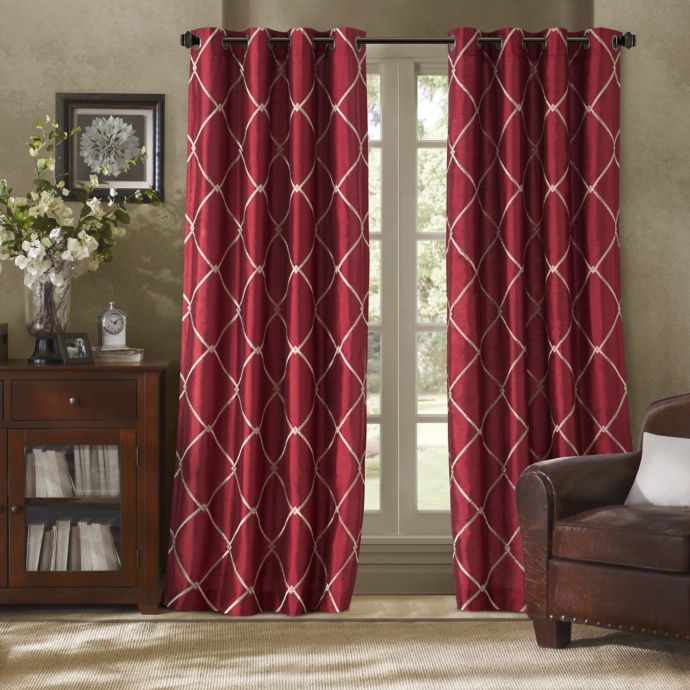 Bombay™ Garrison Grommet Window Curtain Panel Bed Bath & Beyond