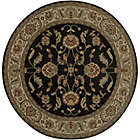Alternate image 0 for Karastan Ashara Agra 8-Foot 8-Inch Round Rug in Black