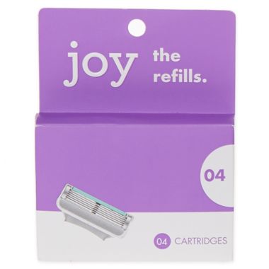 Joy 4-Pack 5-Blade Razor Blade Refill Cartridges. View a larger version of this product image.