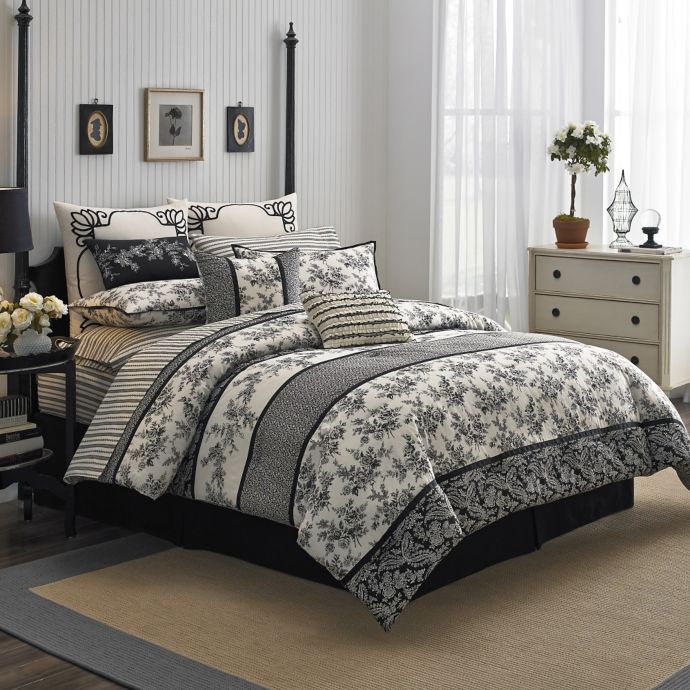 Laura Ashley® Cassandra Comforter Set | Bed Bath & Beyond