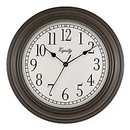 La Crosse Clock Company 12-Inch Wall Clock in Brown