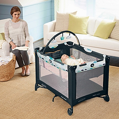 Graco&reg; Pack &#39;n Play&reg; On-the-Go Travel Playard in Stratus&trade;. View a larger version of this product image.