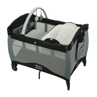 double bassinet pack and play