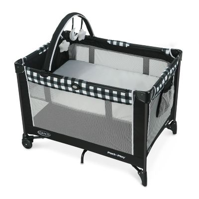 bassinet and playpen