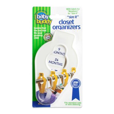 Baby Buddy&reg; Size-It Closet Organizers (Set of 5)
