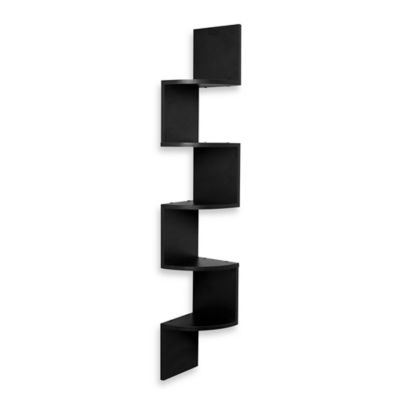 Zig Zag Five Level Corner Wall Mount Shelf | Bed Bath & Beyond