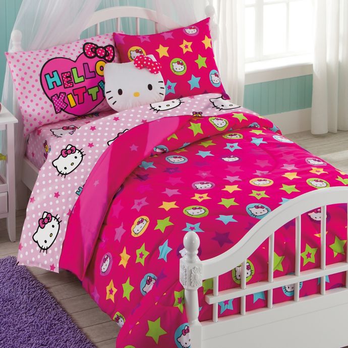 Hello Kitty® Reversible Comforter Set | Bed Bath and ...