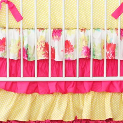 lemon crib bedding