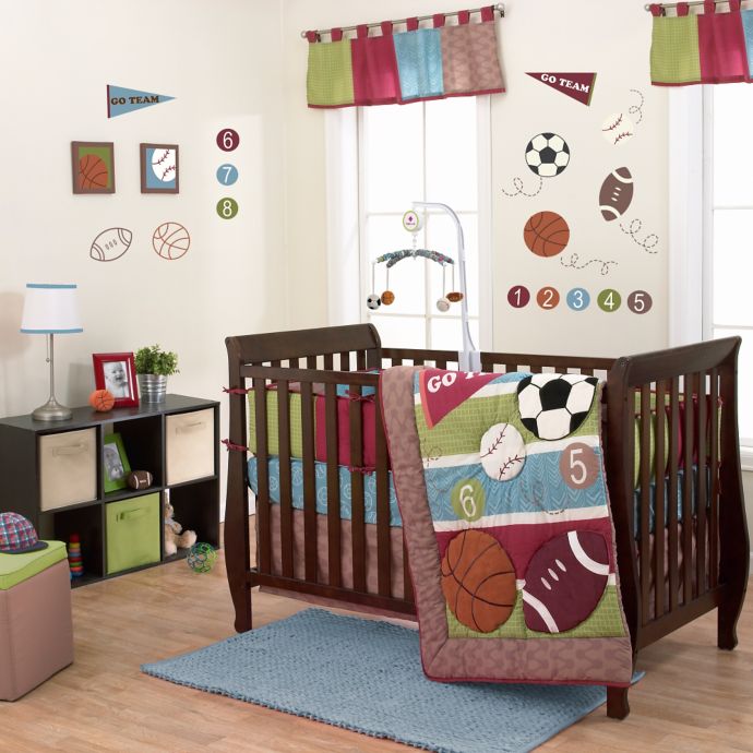 Belle Sports Star 3 Piece Crib Bedding Set Buybuy Baby