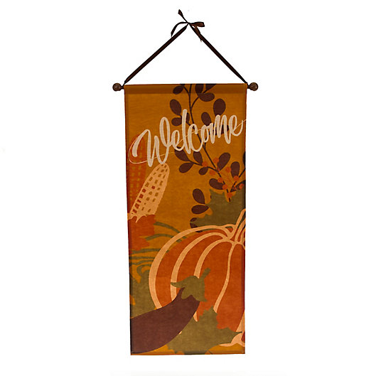Alternate image 1 for 28-Inch Thanksgiving Canvas Wall Hanger