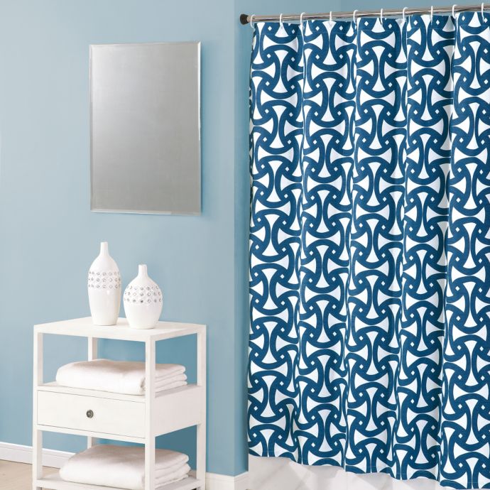 Trina Turk Santorini Cotton Lined Shower Curtain Bed Bath Beyond