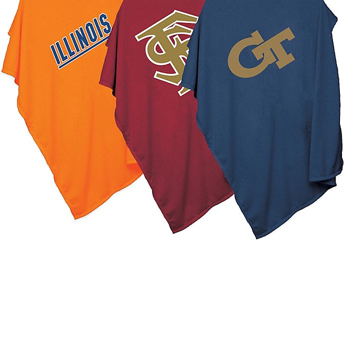 One Size Team Color Logo Brands Officially Licensed NCAA Unisex Sweatshirt Blanket
