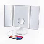 Alternate image 4 for iHome Vanity Speaker Mirror with Bluetooth in White