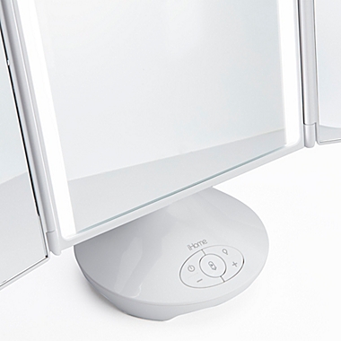 iHome Vanity Speaker Mirror with Bluetooth in White. View a larger version of this product image.