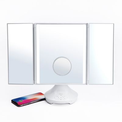 Ihome Vanity Speaker Mirror With, Ihome Hollywood Vanity Mirror Bluetooth Speaker Review