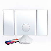 iHome Vanity Speaker Mirror with Bluetooth in White