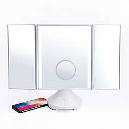iHome Vanity Speaker Mirror with Bluetooth in White