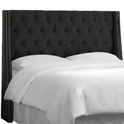 Black Upholstered Headboard Bed Bath Beyond