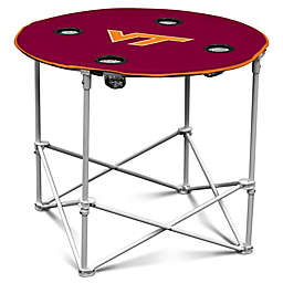 Virginia Tech Round Collapsible Table