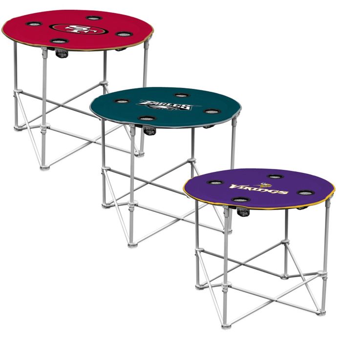 Nfl Round Collapsible Table Bed Bath Beyond