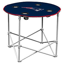 NFL New England Patriots Round Collapsible Table