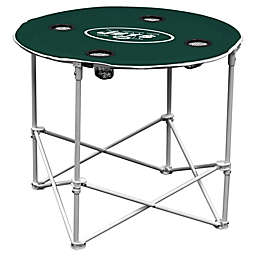 NFL New York Jets Round Collapsible Table
