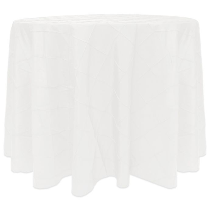 Ultimate Textile Bombay Diamond Stitched Round Tablecloth Bed Bath