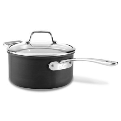 All-Clad B1 Hard Anodized Nonstick Hard Anondized Saucepan with Lid
