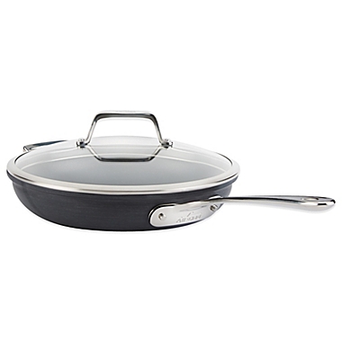 All-Clad B1 Hard Anodized Nonstick 12-Inch Fry Pan with Lid. View a larger version of this product image.