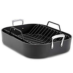 All-Clad B1 Hard Anodized Nonstick Roaster with Rack