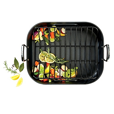 All-Clad B1 Hard Anodized Nonstick Roaster with Rack. View a larger version of this product image.