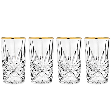 Godinger Gold 10 oz. Highball Glasses (Set of 4). View a larger version of this product image.