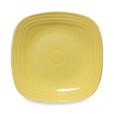 Fiesta&reg; Square Dinner Plate in Sunflower. View a larger version of this product image.