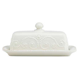 Lenox® French Perle™ Covered Butter Dish in White