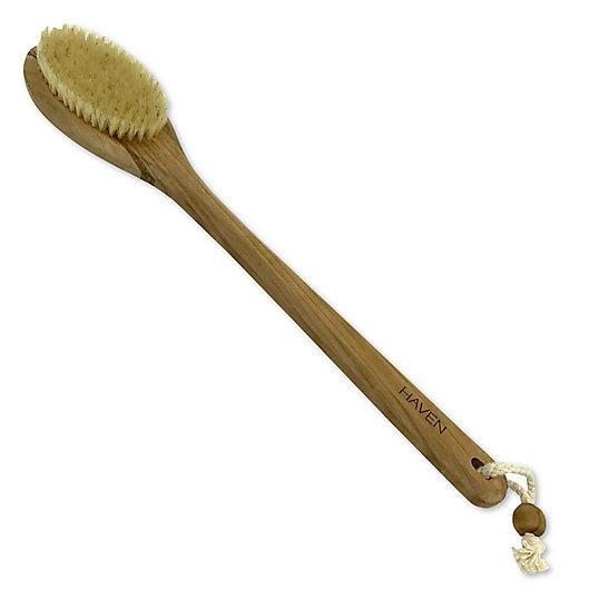 Alternate image 1 for Haven™ Teakwood Bristle Back Brush