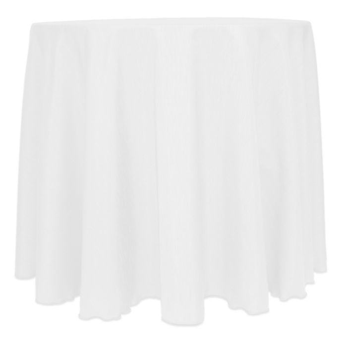Majestic Satin Finished Round Tablecloth Bed Bath & Beyond