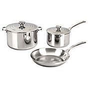 Le Creuset&reg; Tri-Ply Stainless Steel 5-Piece Cookware Set